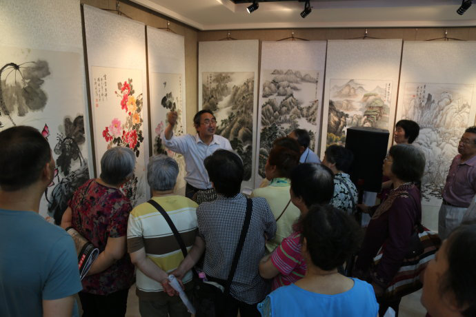 2015��6��29�����硰ɽˮ���顢�ص����ա��조��һ���黭��Ʒչ��չ